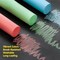 108 PCS Sidewalk Chalk Set in 36 Count, 3 Assorted Colors, Non-Toxic Jumbo Washable Driveway Chalk for Outdoor Art Play, Great Gift Toys for Kids, Classroom